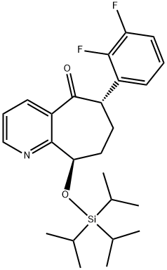 (6S,9R)-6-(2,3-Difluorophenyl)-6,7,8,9-tetrahydro-9[[tris(1-methylethyl)silyl]oxy]-5H-cyclohepta[b]pyridin-5-one